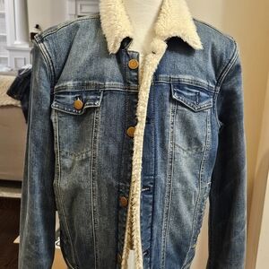 Crewcuts Blue Denim Jacket with Cream Lining